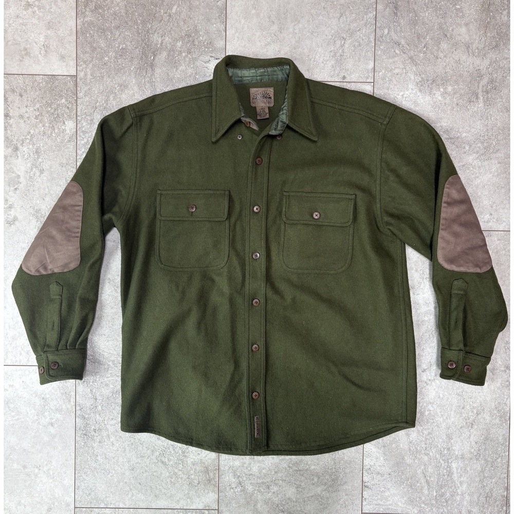 Flyshacker Wool Blend Shirt Jacket Men's L Utility Western Workwear Gorpcore